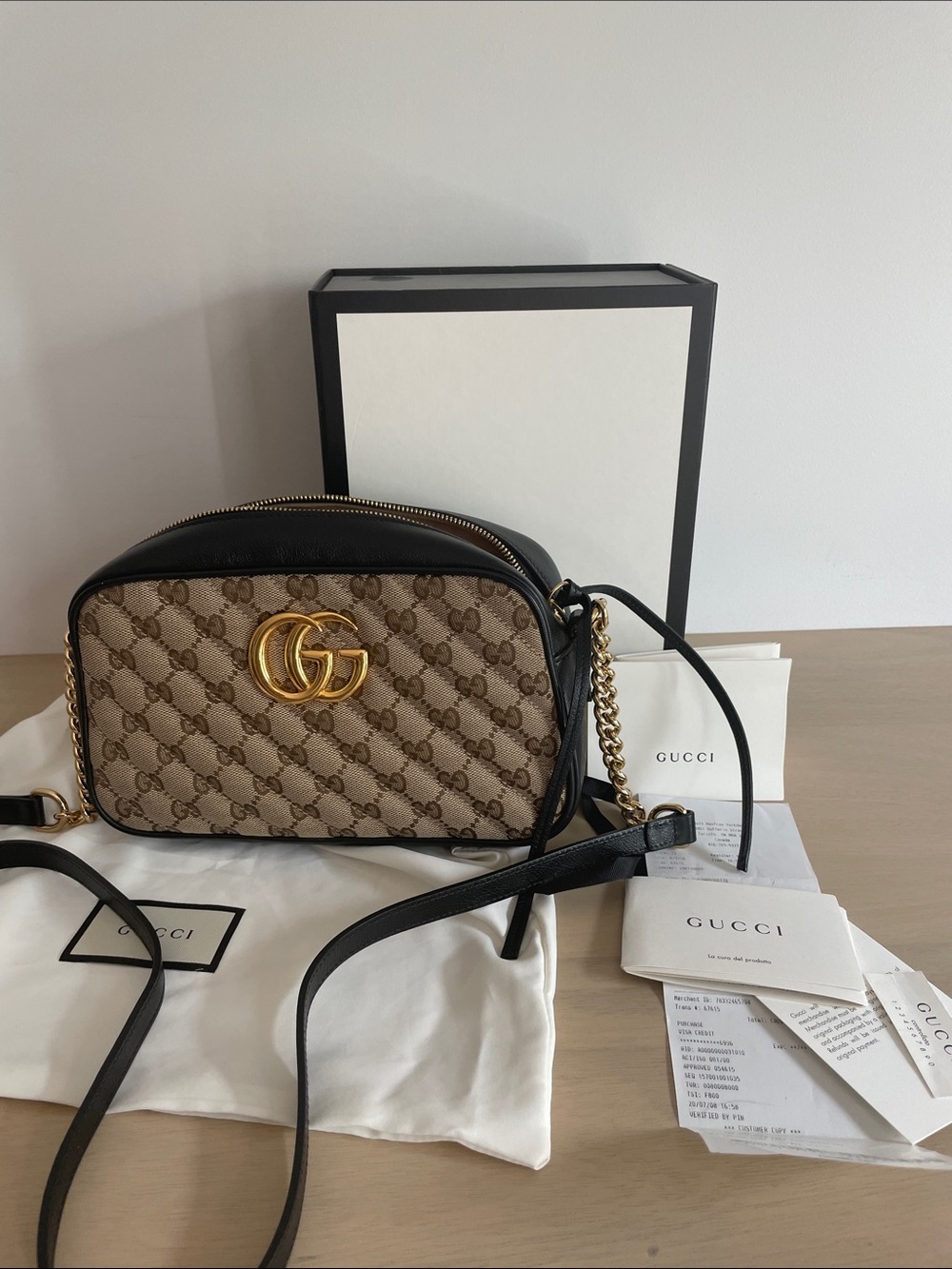 Gucci GG Canvas Marmont Small shoulder bag